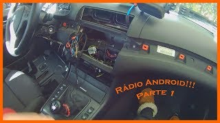 Montagem Rádio Android BMW E46 Seicane Parte I [upl. by Erbas]