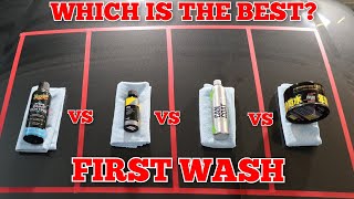 Whats The Best  First Wash Gyeon Can Coat v Meguiars Hybrid Coating v Carpro Lite v Fusso Coat [upl. by Behlau]