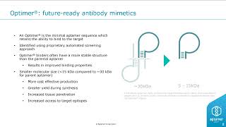 APTAMER GROUP PLC  Investor Presentation [upl. by Htiekram563]