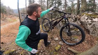 My new bikeCommencal meta ht am metallic purple  test Ride [upl. by Thanos]