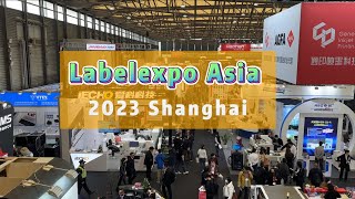 IECHO at Labelexpo Asia 2023 digitalcutter label [upl. by Peacock]