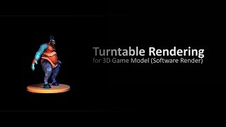 Turntable Rendering with Software Render in Autodesk Maya [upl. by Notnilc372]