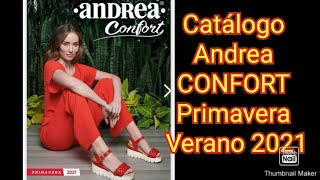 Catálogo Andrea CONFORT Primavera Verano 2021  Zapatos Cómodos [upl. by Akemaj]