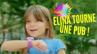 Elina tourne une nouvelle publicité en tant quambassadrice des montres KIWIP [upl. by Troy97]