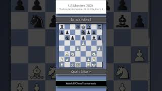 Oparin Grigoriy vs Samant Aditya S US Masters 2024 Round 4 ½½ [upl. by Ettelliw200]