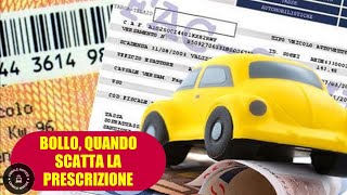 Prescrizione del BOLLO Auto tempistiche e conseguenze del mancato pagamento [upl. by Saffier]