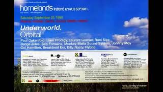 Homelands Ireland 1999 on 2FM  Mr Spring Darren Emerson Paul Oakenfold [upl. by Adnahsam]