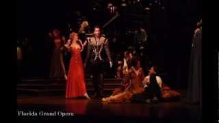 Michael Fabiano sings quotquesta o quellaquot Rigoletto  Florida Grand Opera [upl. by Hanikehs]