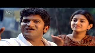 Puneeth Rajkumar Saw Sunrise First Time In His Life  Kannada Movie Scenes  Arasu Movie [upl. by Osrit]