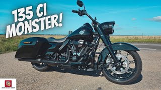 Harley Davidson 135 ci crate engine First Ride [upl. by Wolfort625]