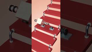 Silly robots  Stairs climber  Motion graphics in Blender4 Just for fun [upl. by Julianne]