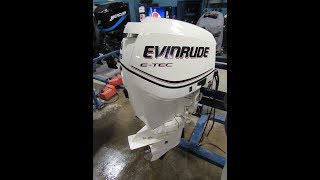 Used 2012 Evinrude ETec 115HP E115DSLAAB Outboard 20quot Shaft [upl. by Annasus]