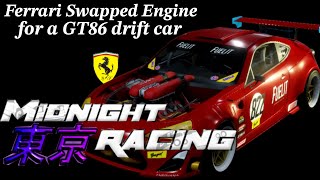 💎 MENACE FERRARI SWAPPED ENGINE GT86 DRIFT 🛞 💨 [upl. by Eisserc]