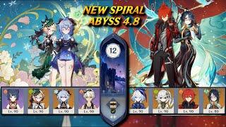 NEW SPIRAL ABYSS 48  C0 EMILIE x GANYU  C0 XIANYUN x DILUC  NO RETRY  Genshin Impact 48 [upl. by Noiwtna658]