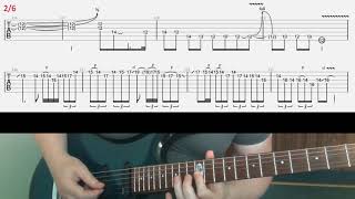 Metallica Dyers Eve solo part 3 guitar solo lesson [upl. by Ingles]