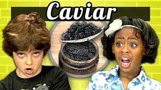 KIDS vs FOOD 3  CAVIAR [upl. by Jaf281]