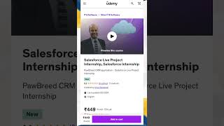 Salesforce live project internship httpsshorturlatPteen [upl. by Un]