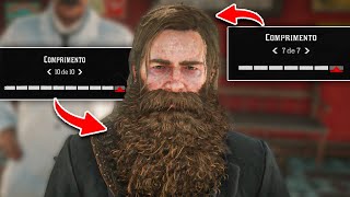 Como CRESCER BARBA e CABELO NÍVEL MÁXIMO no Red Dead Redemption 2  MELHOR MÉTODO [upl. by Bunni]