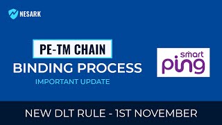 PETM Chain Binding Process for DLT Bulk SMS  Important Update⚠️  Jio and Smartping DLT  Nesark [upl. by Rahmann]