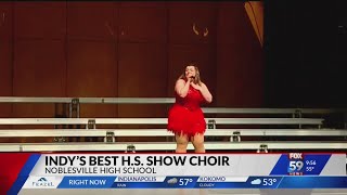 New Dimension of Noblesville HS performs for Indys Best [upl. by Frances94]