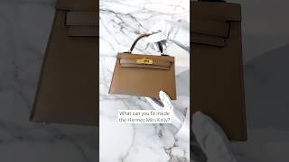 How Much Can You Fit Inside an Hermes Mini Kelly [upl. by Aidaas]