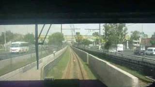 Cab Ride Metro Férreo DF Línea A 12 [upl. by Trahurn]