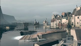 Town in water  Far Changing Tides [upl. by Ahterod]