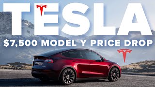 HUGE Price Drop On Tesla Model Y  They Finally Gave In [upl. by Eislrahc]