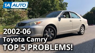 Top 5 Problems Toyota Camry Sedan XV30 5th Generation 200206 [upl. by Ennad]