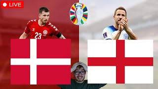 Dänemark  England  UEFA EURO 2024 LIVE [upl. by Nimrak]