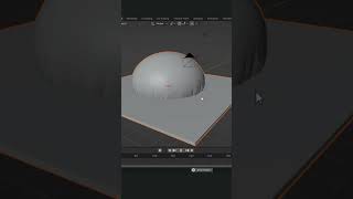 bumpy inflation animation blender clothsimulation animation [upl. by Ahsikahs]