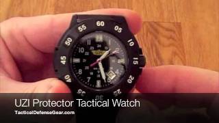 UZI Protector Tritium Watch Review UZI001M [upl. by Galer]