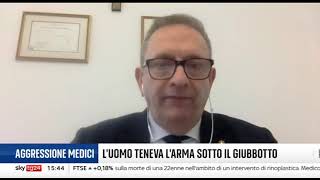 Aggressioni al personale sanitario Giovanni Leoni a Sky Tg24 [upl. by Ulla]