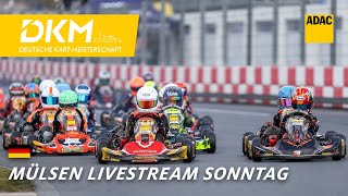 Deutsche Kart Meisterschaft 2024  Mülsen  Livestream Sonntag [upl. by Ardried]