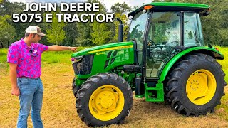 John Deere 5075 E Full Tractor Overview [upl. by Laaspere612]