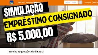 Peguei Empréstimo Consignado Itaú R 5000 VALE A PENA [upl. by Hooker]