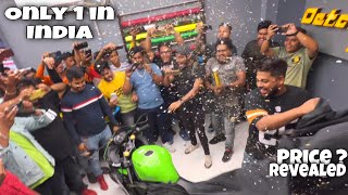 Taking Delivery of Kawasaki Ninja Zx25r in India BeerBikerSamy [upl. by Hamas742]