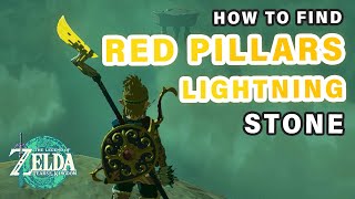 Where to find Red Pillars to Reveal the Lightning Stone in Gerudo ► Zelda Tears of the Kingdom [upl. by Yong]