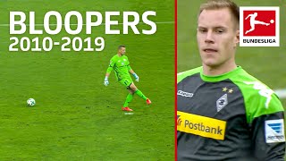 Top 10 Goalkeeper Bloopers of The Decade 20102019  Bürki ter Stegen Leno amp Co [upl. by Gnues229]