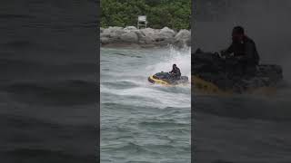 I wasnt expecting him to do that but somehow my zoom lens stayed on him at the Haulover Inlet [upl. by Tuppeny]