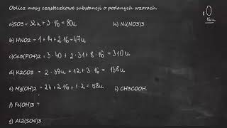 Oblicz masy cząsteczkowe substancji o podanych wzorach aSO3 b HNO2 cCa3PO42 d K2CO3 e Mg [upl. by Irek]