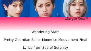 Sera Myu  Wandering Stars Lyrics KANROMENG [upl. by Gnouhk]