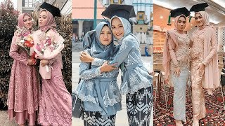 49 Inspirasi Model Kebaya Wisuda Modern 2020  2021 Untuk Muslimah Berhijab Dan Non Hijab [upl. by Annol]