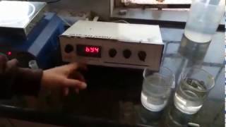 Determine the strength of hydrochloric acid by using pH meter [upl. by Eerpud256]