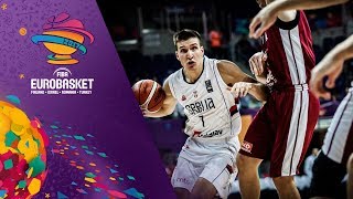 Serbia v Latvia  Highlights  FIBA EuroBasket 2017 [upl. by Eikram]