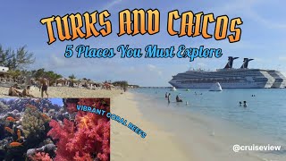 Discover the TOP 5 Hidden Gems on Your Turks and Caicos Cruise [upl. by Merow]