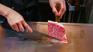 280 Luxury Wagyu Teppanyaki in Japan [upl. by Valley]