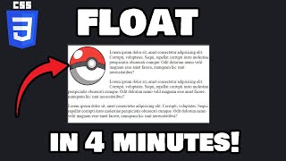 Learn CSS float in 4 minutes 🎈 [upl. by Onairot768]