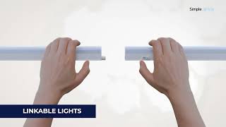 Simple Lighting Linkable LED Under Cabinet Light Fitting [upl. by Harolda]