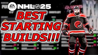 BEST STARTING BUILDS IN NHL 25 EASHL [upl. by Wilone403]